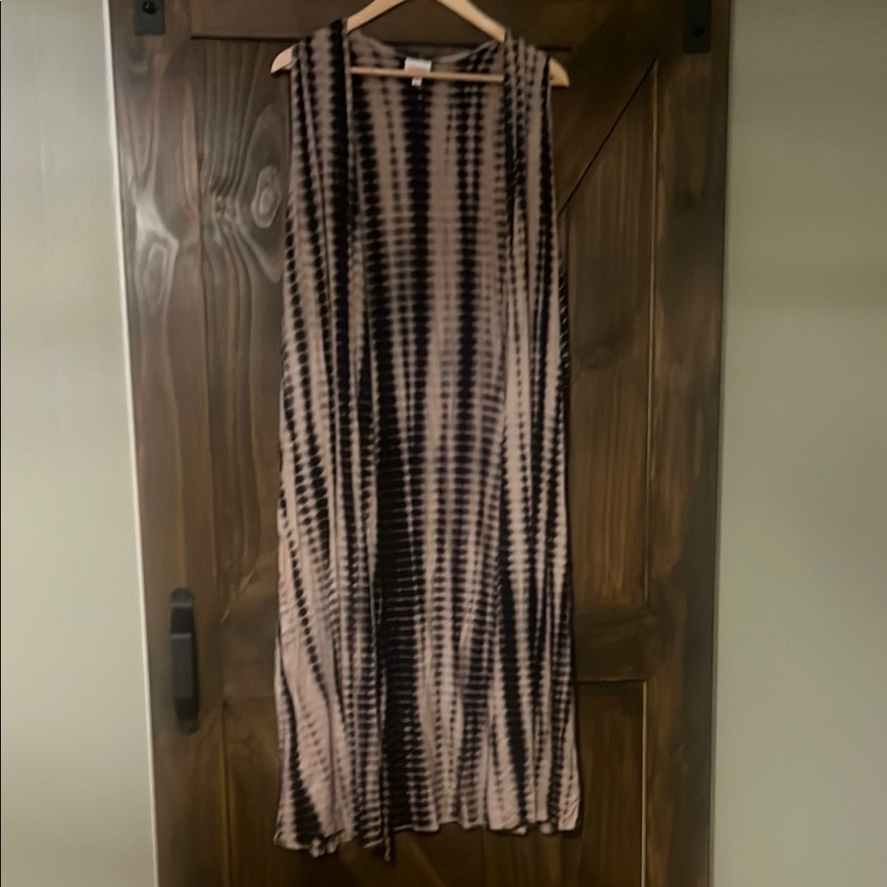 Striped Black and Tan Women's Skirt